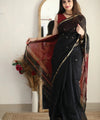 Black Cotton Saree | Festive & Party Wear