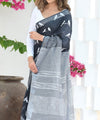 Black Cotton Saree | Office & Casual Wear