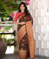 Black Cotton Saree | Office & Casual Wear