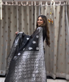Black Cotton Saree | Office & Casual Wear