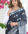 Black Cotton Saree | Office & Casual Wear