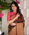 Black Cotton Saree | Office & Casual Wear