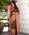Black Cotton Saree | Office & Casual Wear
