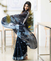 Black Cotton Saree | Traditional Handloom Wear