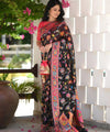 Black Cotton Saree | Traditional Handloom Wear