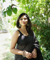 Black Jacquard Silk Saree | Ethnic Wear for Women