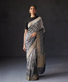 Black Jacquard Silk Saree | Festive & Party Wear