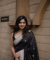 Black Jacquard Silk Saree | Rich Zari Border Saree