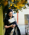 Black Kanjivaram Silk Saree | Ethnic Wear for Women