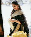 Black Kanjivaram Silk Saree | Ethnic Wear for Women