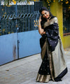 Black Kanjivaram Silk Saree | Ethnic Wear for Women