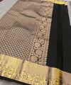 Black Kanjivaram Silk Saree | Festive & Party Wear