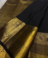 Black Kanjivaram Silk Saree | Traditional Wedding Wear