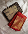 Black Kanjivaram Silk Saree | Traditional Wedding Wear