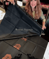 Black Kanjivaram Silk Saree | Traditional Zari Weave