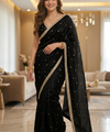 Black Silk Saree | Wedding & Festive Wear