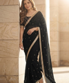 Black Silk Saree | Wedding & Festive Wear