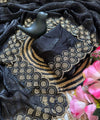 Black Space Silk Jarkan Work Saree for Wedding & Party | RD TAMANAH