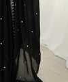 Black Space Silk Sequin Embroidery Saree for Party Wear | RD KAVYA