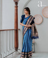 Blue Banarasi Silk Saree | Bridal & Festive Wear