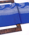 Blue Banarasi Silk Saree | Bridal & Festive Wear