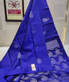Blue Banarasi Silk Saree | Bridal & Festive Wear