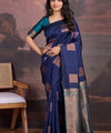 Blue Banarasi Silk Saree | Ethnic Wear for Women