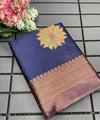 Blue Banarasi Silk Saree | Ethnic Wear for Women
