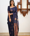 Blue Banarasi Silk Saree | Ethnic Wear for Women