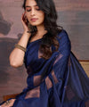 Blue Banarasi Silk Saree | Ethnic Wear for Women