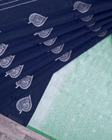 Blue Banarasi Silk Saree | Festive & Party Wear