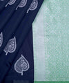 Blue Banarasi Silk Saree | Festive & Party Wear