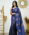 Blue Banarasi Silk Saree | Festive & Party Wear