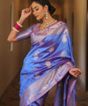 Blue Banarasi Silk Saree | Festive & Party Wear