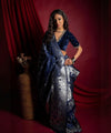 Blue Banarasi Silk Saree | Festive & Party Wear