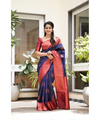 Blue Banarasi Silk Saree | Traditional Wedding Wear