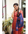 Blue Banarasi Silk Saree | Traditional Wedding Wear