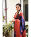 Blue Banarasi Silk Saree | Traditional Wedding Wear