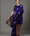 Blue Banarasi Silk Saree | Traditional Zari Weave