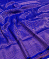 Blue Banarasi Silk Saree | Traditional Zari Weave