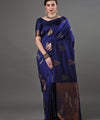 Blue Banarasi Silk Saree | Wedding & Festive Wear