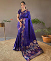 Blue Banarasi Silk Saree | Wedding & Festive Wear