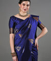 Blue Banarasi Silk Saree | Wedding & Festive Wear