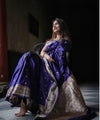 Blue Banarasi Silk Saree | Wedding & Festive Wear