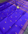 Blue Banarasi Silk Saree | Wedding & Reception Wear