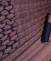 Blue Banarasi Silk Saree | Wedding & Reception Wear