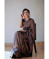 Blue Banarasi Silk Saree | Wedding & Reception Wear