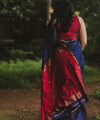 Blue Cotton Saree | Comfort Handloom Weave
