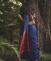 Blue Cotton Saree | Comfort Handloom Weave