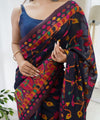 Blue Cotton Saree | Daily & Festive Wear
